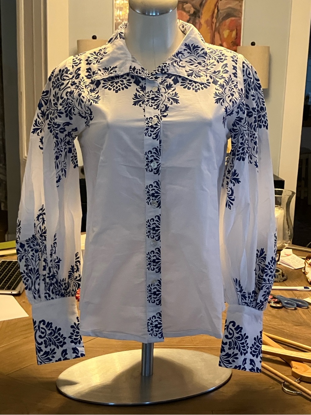Farylina Button Up Blouse- Small